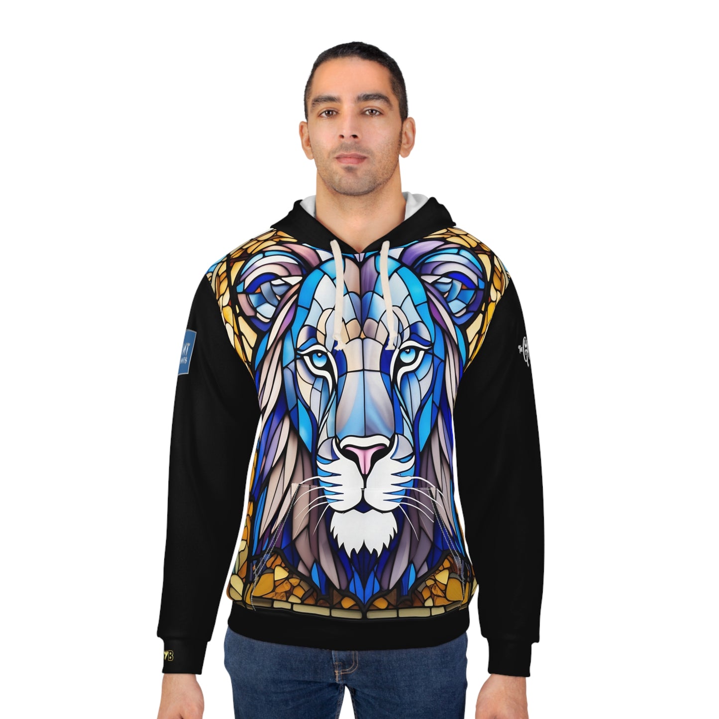 BYB Sports - Lions Stain Glass Hoodie #2 (AOP)