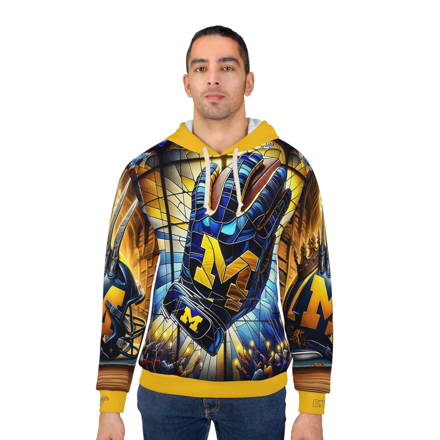 BYB Sports - Michigan Glass Glove Championship Hoodie #2 (AOP)