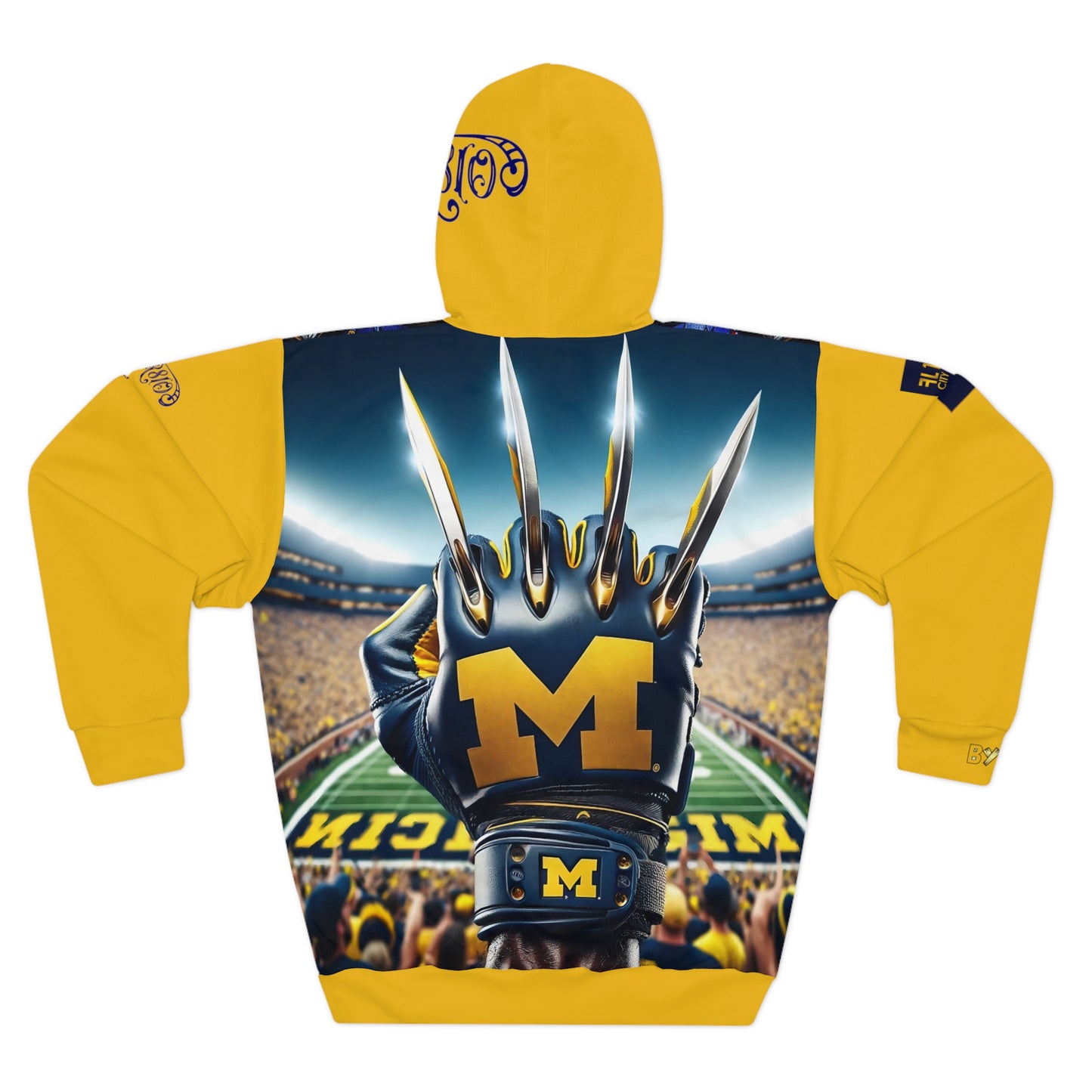 BYB Sports - Michigan Glass Glove Hoodie #1 (AOP)